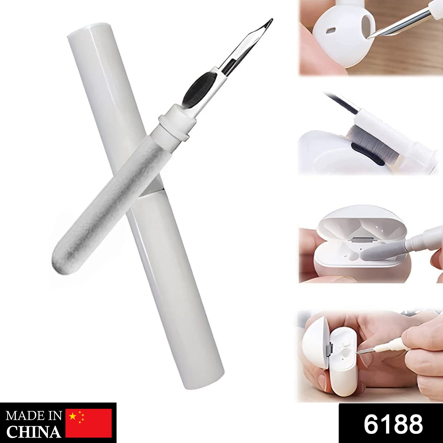 6188 3 In 1 Earbuds Cleaning Pen For Cleaning Of Ear Buds And Ear Phones Easily Without Having Any Damage. 6188 3 In 1 Earbuds Cleaning Pen For Cleaning Of Ear Buds And Ear Phones Easily Without Having Any Damage.